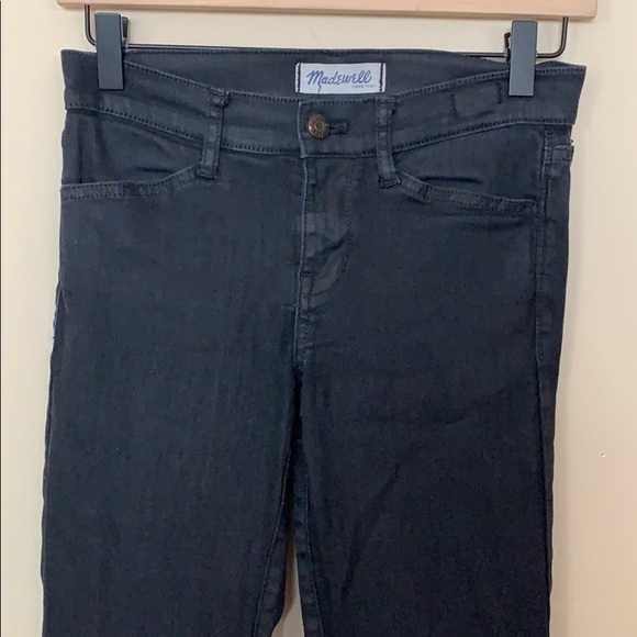 madewell •skinny skinny racetrack coated moto jean - Picture 4 of 12